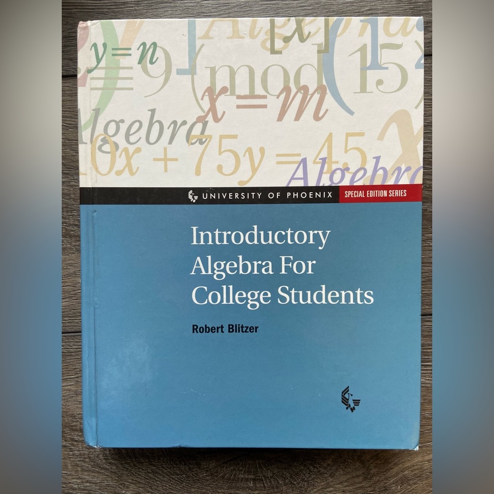 Introductory Algebra for College Students special edition series Robert Blitzer